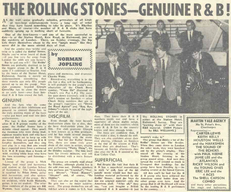 The Rollin' Stones: Genuine R&B!