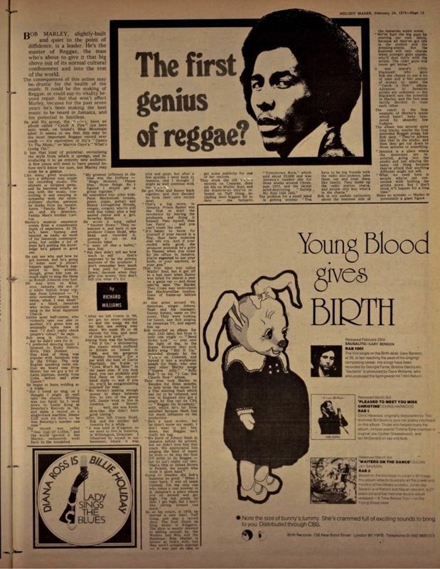 Bob Marley: The First Genius of Reggae?