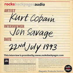 Essential Kurt: Cobain in conversation